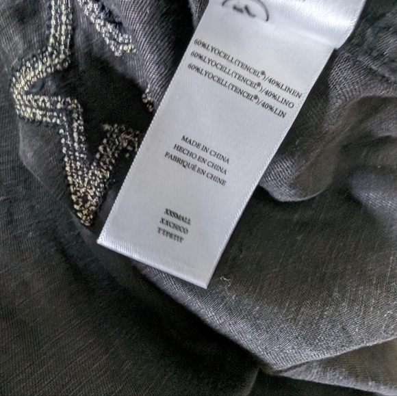 Rails Loren Button-Down Black Shirt Jacket...Size XXSmall - Picture 11 of 12